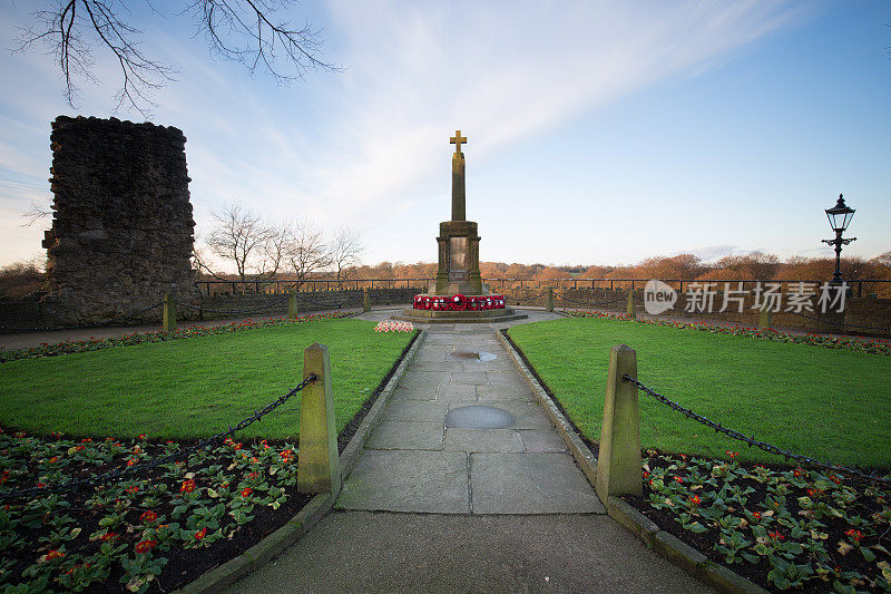 英国战争纪念碑十字纪念碑纳雷斯伯勒