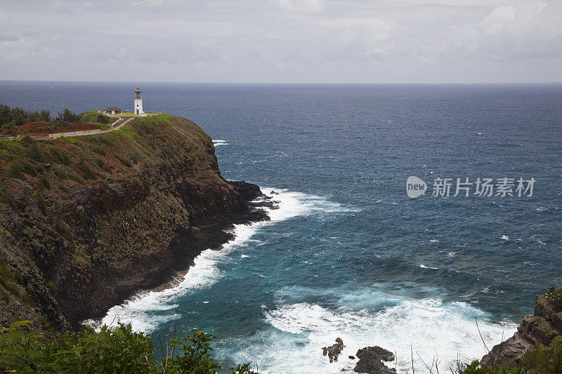 夏威夷考艾岛的基拉韦厄灯塔