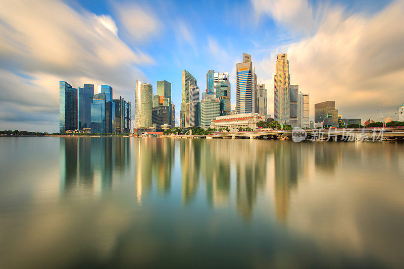 新加坡阳光城商业大厦和金融区