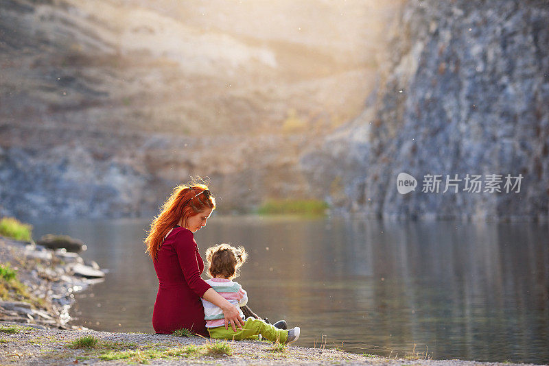 和我女儿度过了愉快的时光