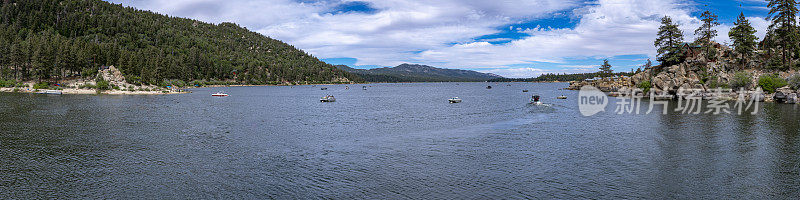 美国加州大熊湖全景