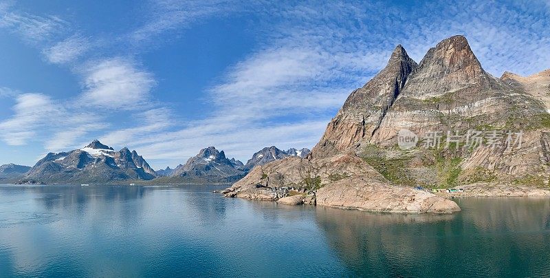 王子克里斯蒂安声音Aappilattoq村全景