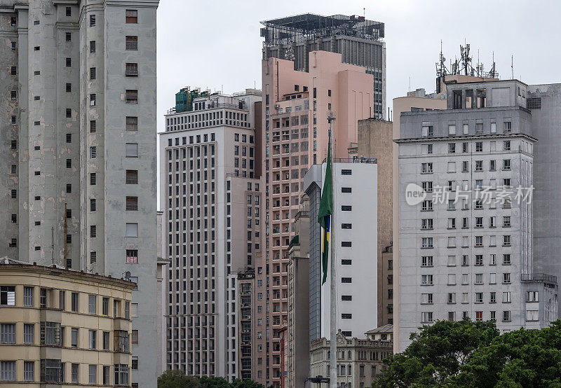 圣保罗市中心的建筑