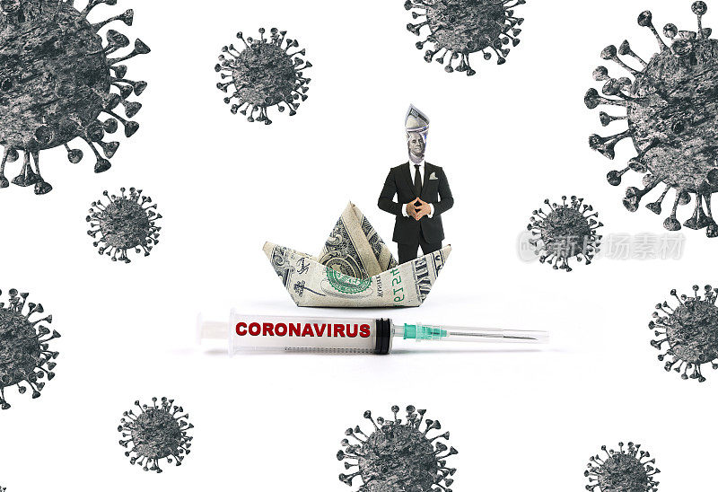 冠状病毒covid-19世界掩白背景
