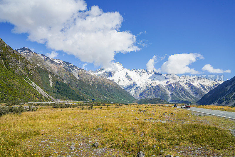 库克山国家公园风景，南岛，新西兰