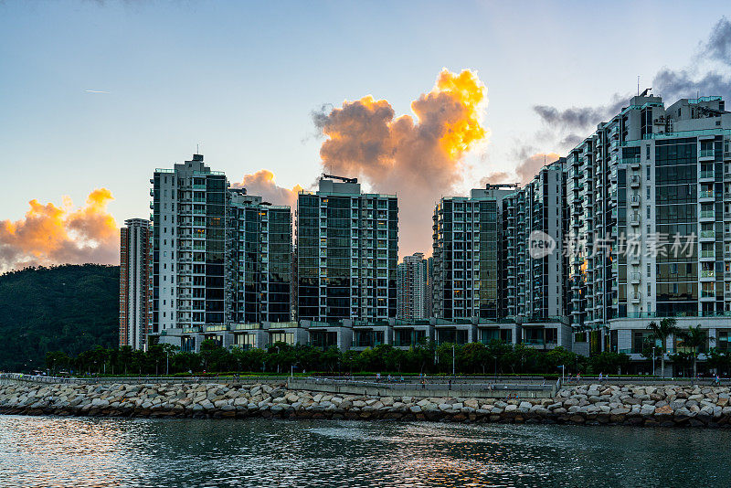 香港的高层住宅大厦