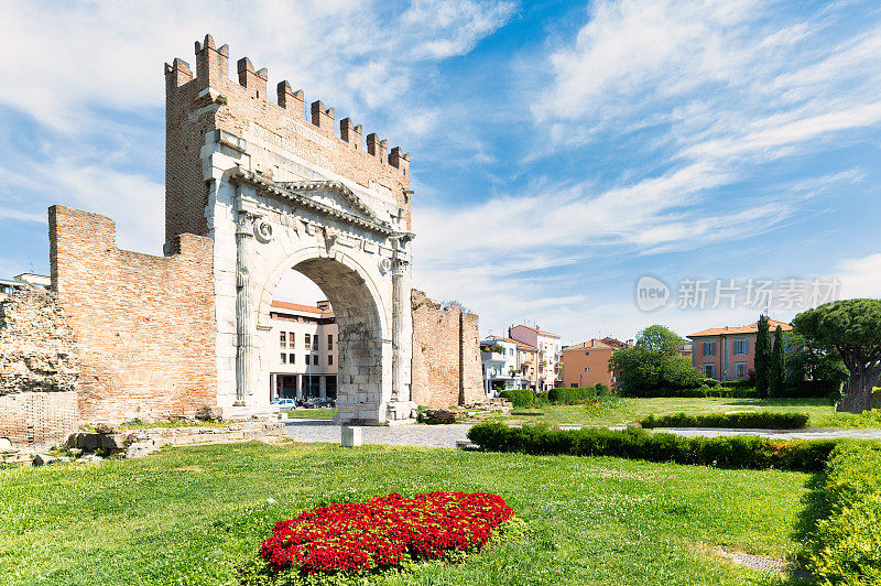 里米尼古奥古斯都罗马皇帝的拱门