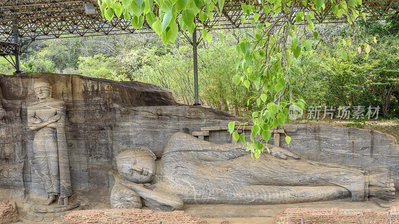 galvihara寺，Polonnaruwa，睡佛