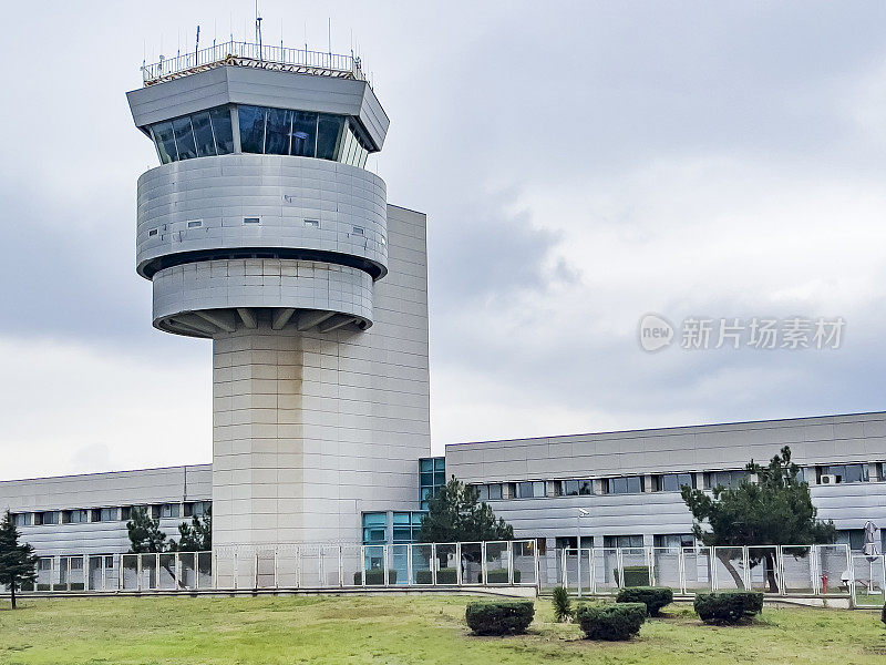 空中交通管制塔，特写