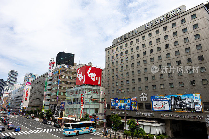 日本大阪梅田地区