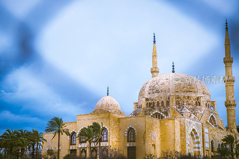 黎巴嫩西顿的一座清真寺