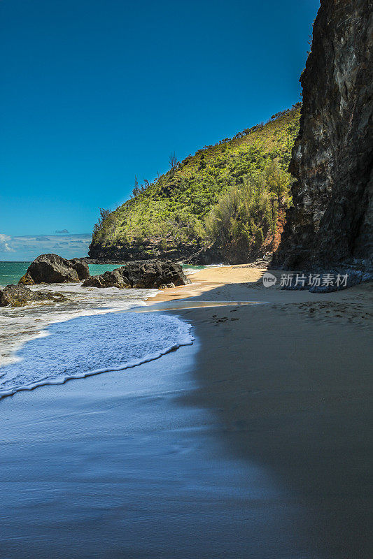 Hanakapi我海滩,考艾岛