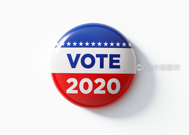 投票2020年美国选举徽章