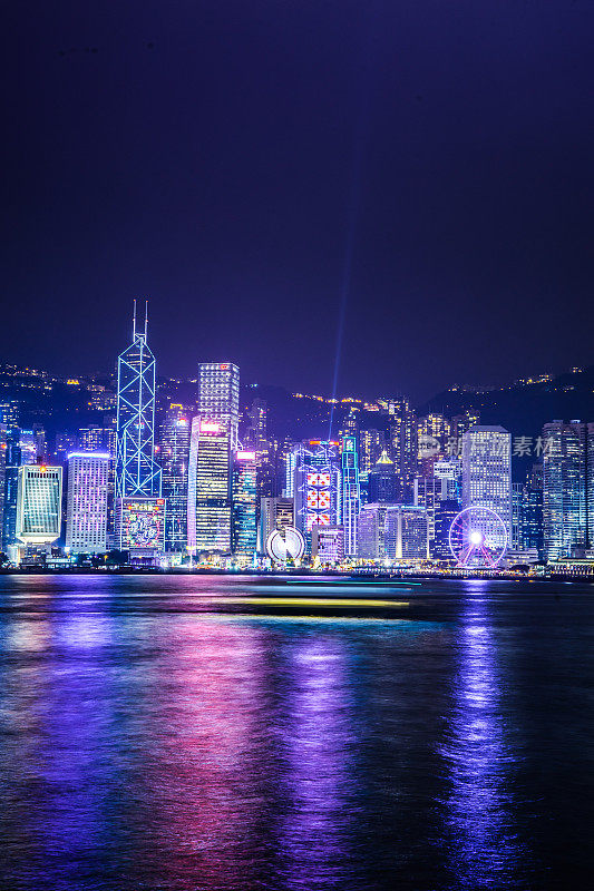 香港维多利亚港夜景