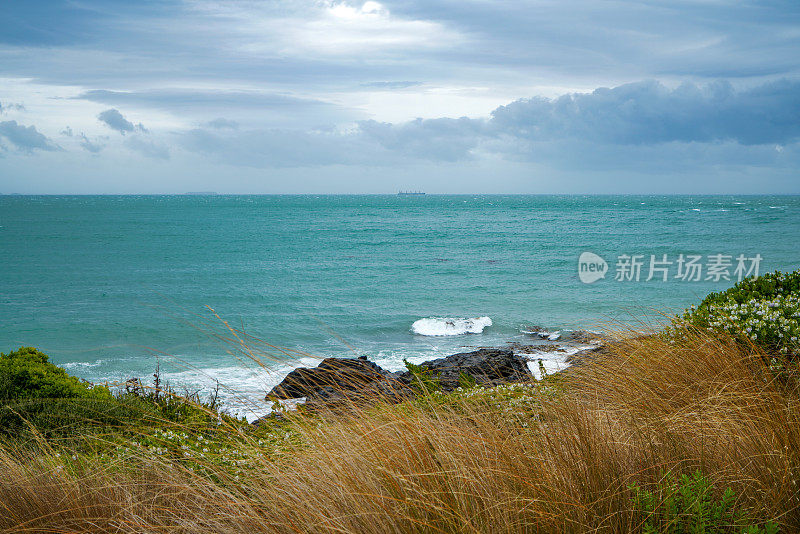 历史地标斯特灵观点，悬崖，新西兰最南端的城镇