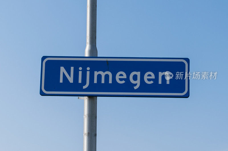 荷兰奈梅亨市的入口标志