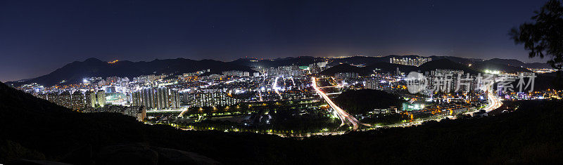 安阳壮观的夜景