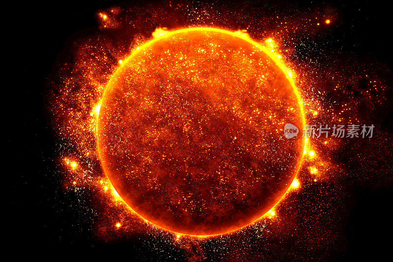太阳，正处于主序进化的一半。