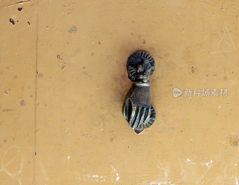 马拉喀什青铜doorknocker