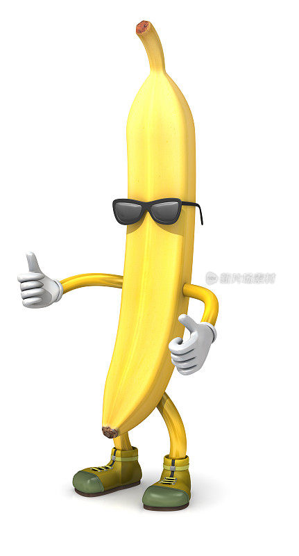 很酷的香蕉人