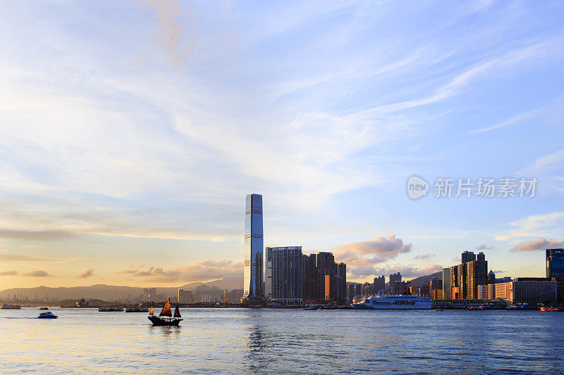 黄金维多利亚港，香港