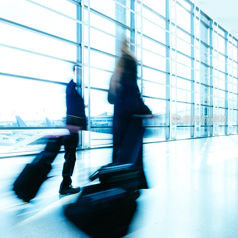 机场的商务旅行