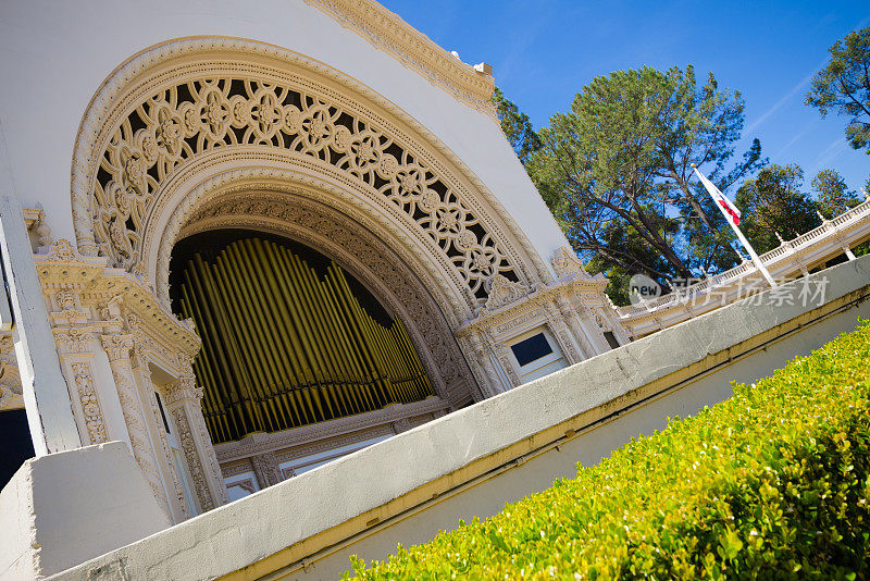 加州圣迭戈巴尔博亚公园的斯普雷克尔斯风琴馆