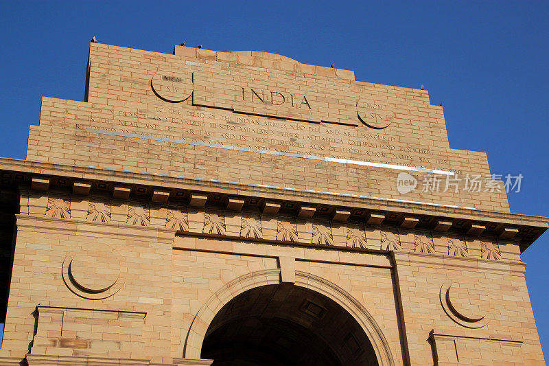 印度:新德里的印度门