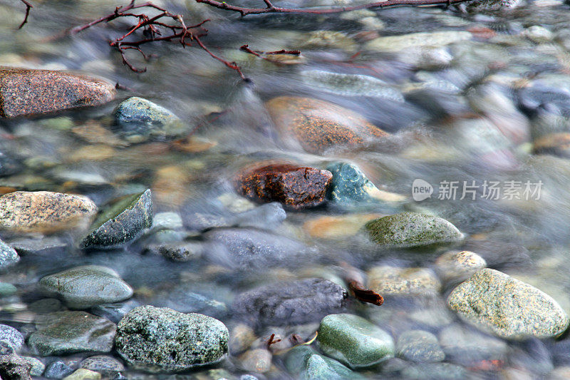 溪中的石头