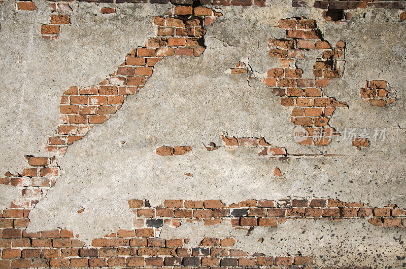枯燥乏味的砖墙