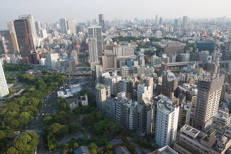 日本东京的城市景观