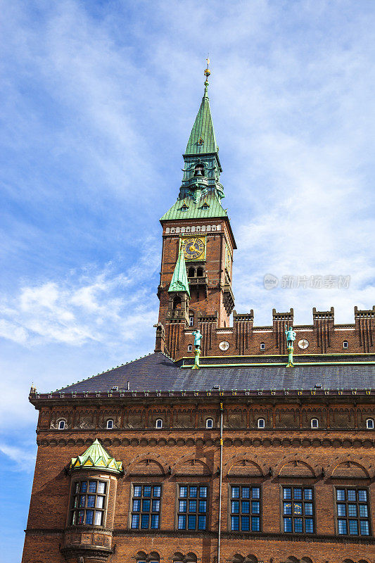 哥本哈根市政厅和城市广场