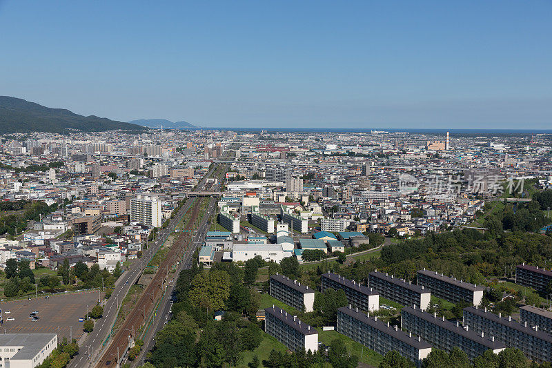 札幌天际线在北海道，日本