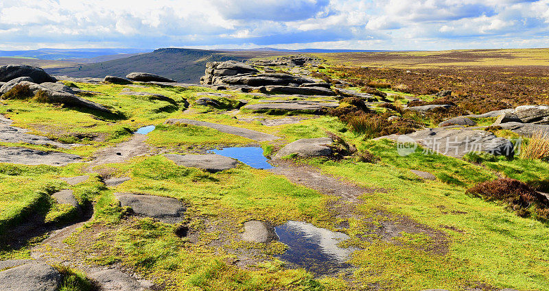 Stanage边缘,英格兰