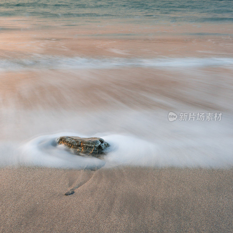 海滩海景设得兰群岛