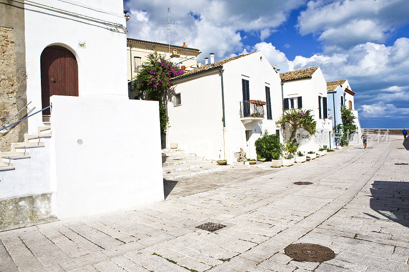 Termoli;意大利莫利塞地区古老村庄的典型房屋