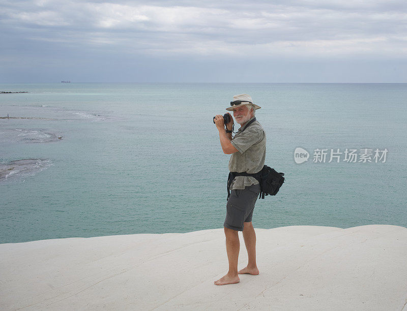 旅游照片在土耳其台阶，瑞尔蒙特，西西里