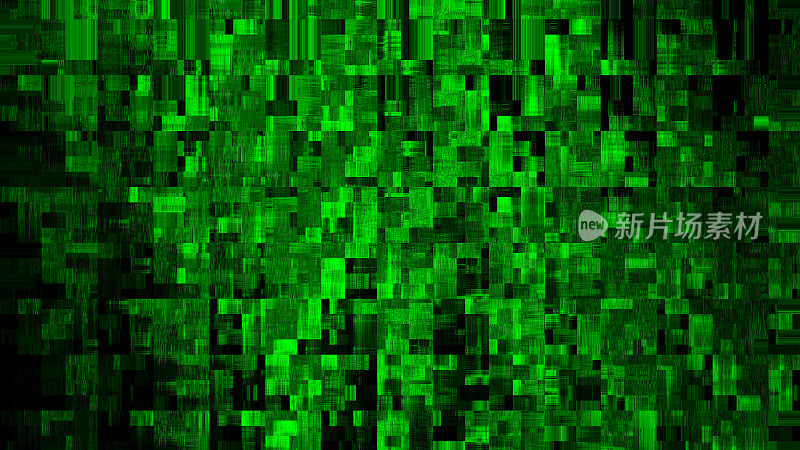 像素噪声抽象背景绿块霓虹问题模式方块模糊纹理加密货币挖掘扭曲数字生成图像