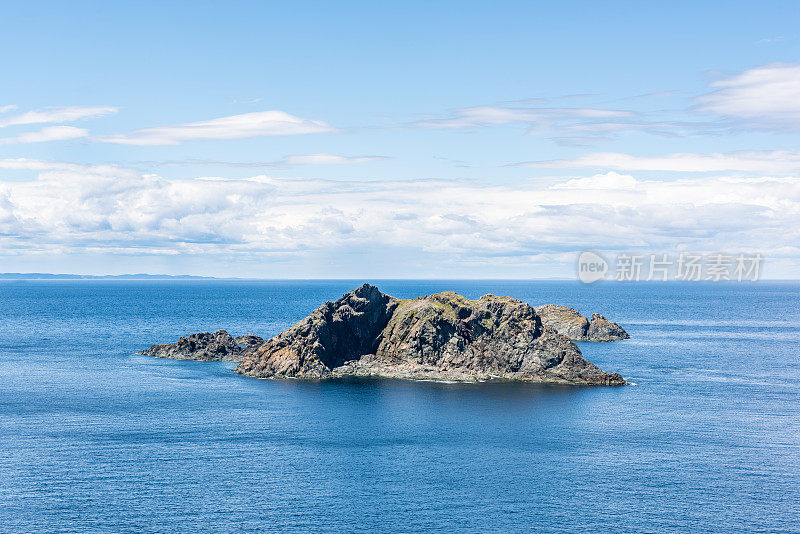 低头，保姆洞和睡眠湾小径，乌鸦头，Twillingate，加拿大