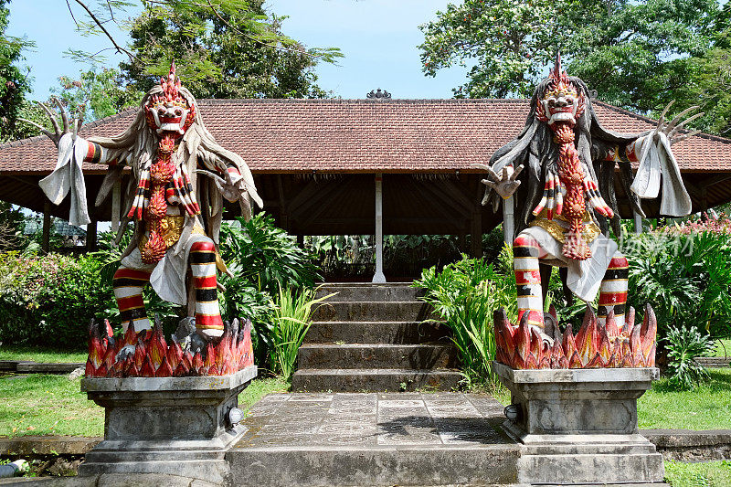 印度尼西亚巴厘岛得尔塔水宫的雕像