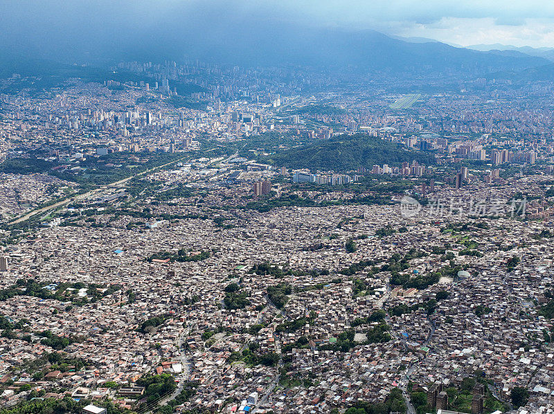 哥伦比亚麦德林的贫民窟