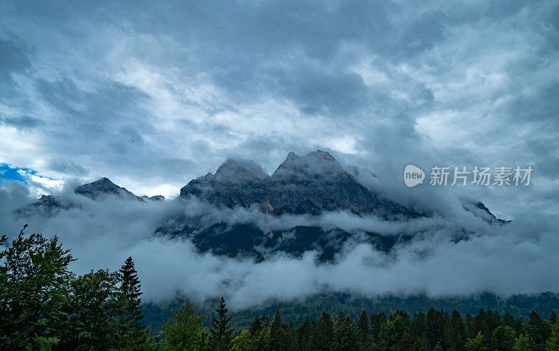 维特斯坦山脉，阿尔卑斯山，巴伐利亚