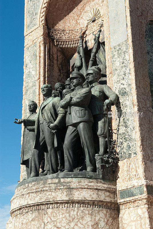 土耳其伊斯坦布尔共和国纪念碑