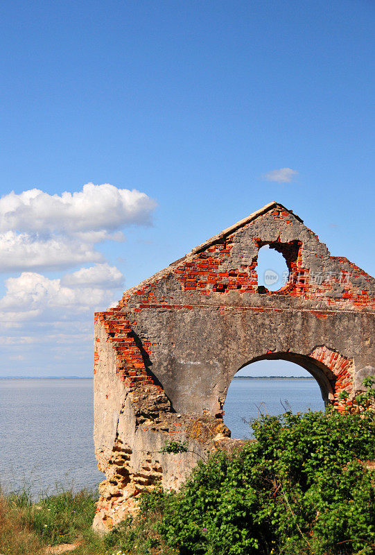 阿尔切特，葡萄牙:塔古斯河边的废墟