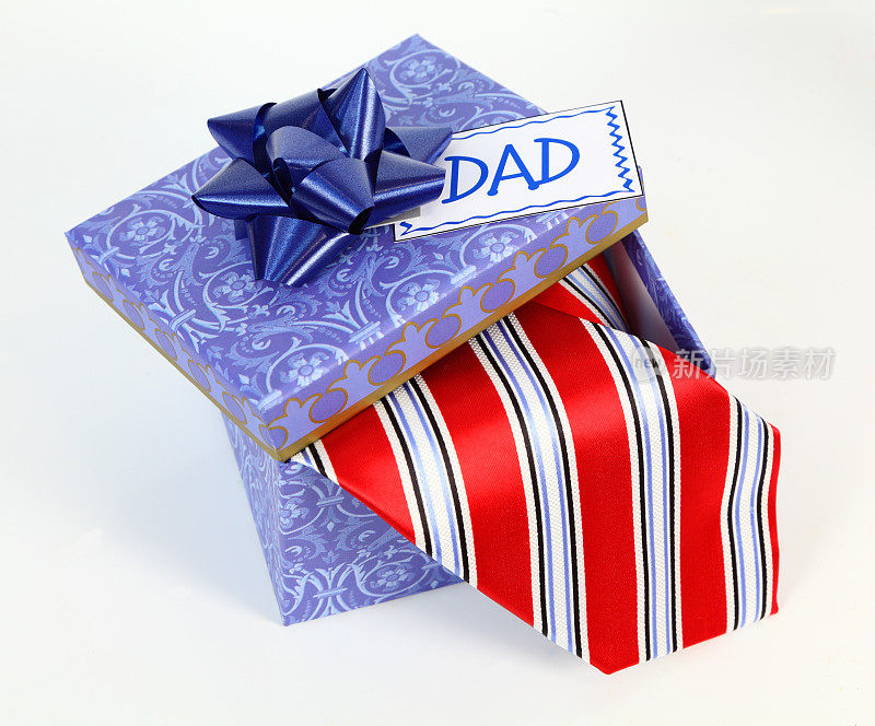 父亲节或为父亲的生日礼物与领带