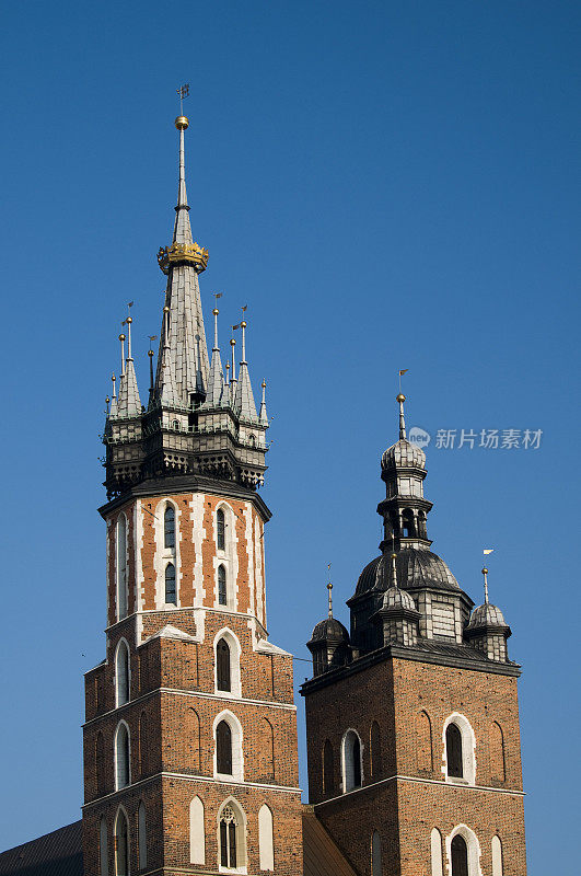 波兰克拉科夫的Mariacki教堂