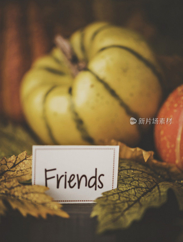 秋天的感恩节安排与朋友短信