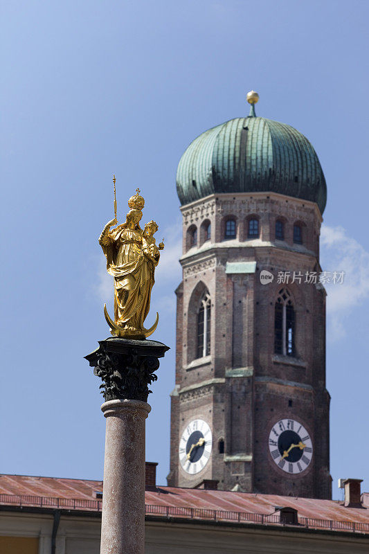 圣玛丽圆柱和慕尼黑大教堂