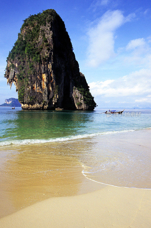 泰国海滩风景，甲米，泰国