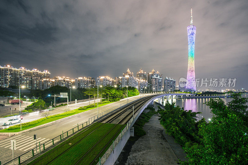 广州塔夜景